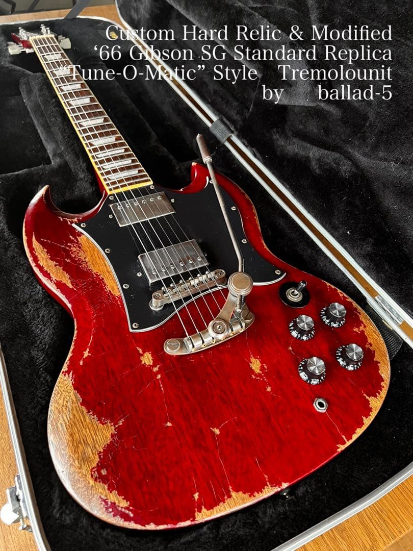 Hard Aged '66 Gibson SG Replica トレモロユニット - メルカリ