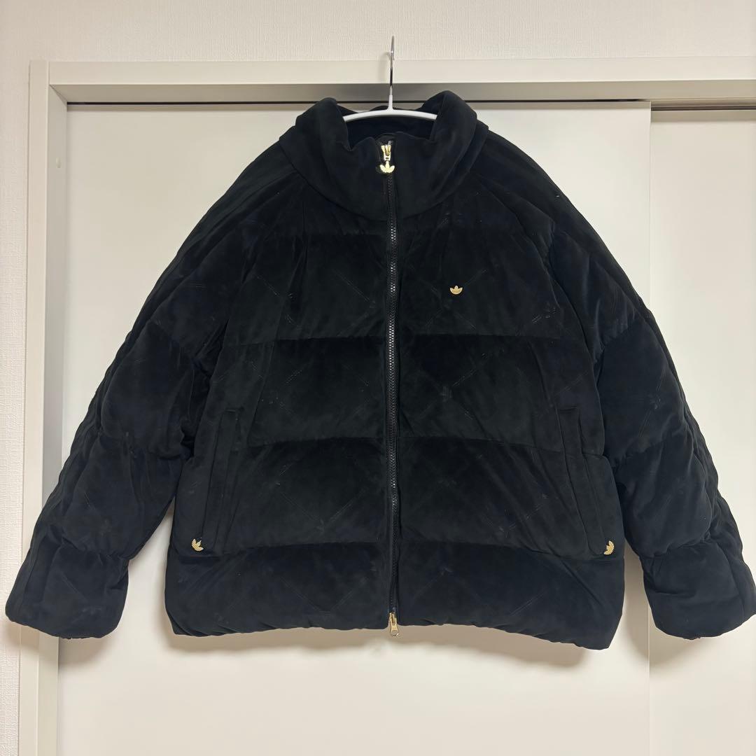 本日お値下げ‼️adidas アディダス オリジナルス ベロア ダウン L