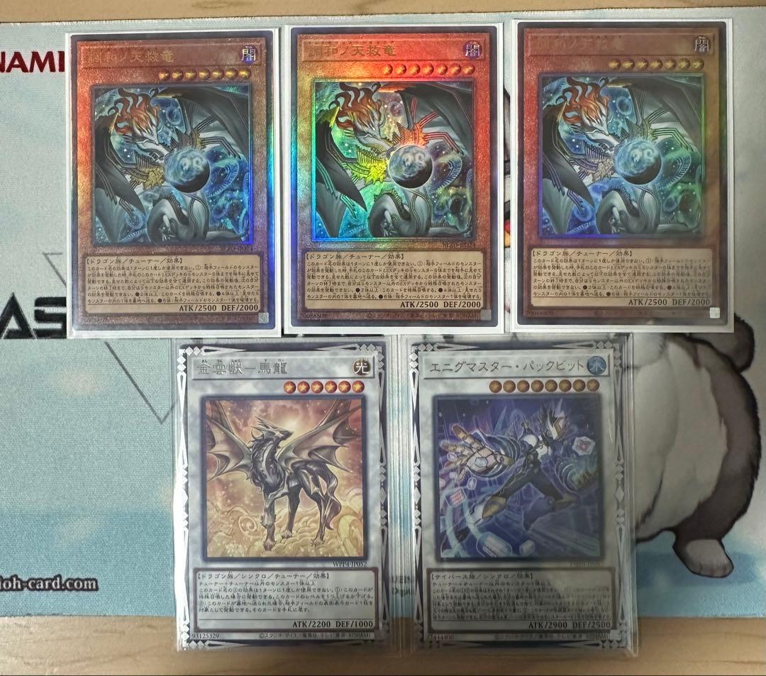 遊戯王 調和ノ天救竜 レリーフ 3枚|エクストラパーツ