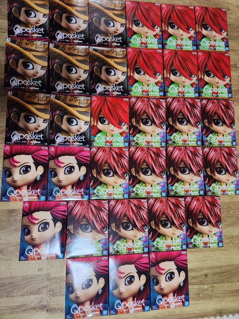 hide Qposket フィギュア　３2個まとめ　ノーマルカラー　メタリック