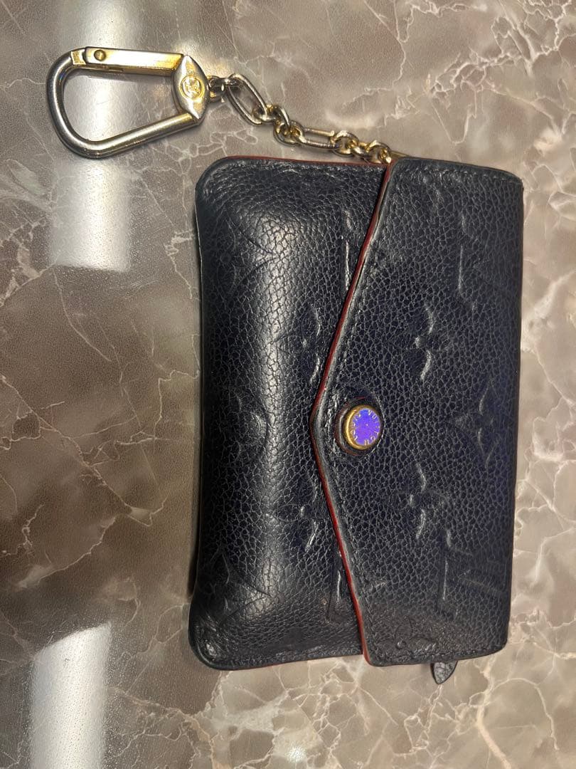 LOUIS VUITTON ルイヴィトン アンプラントネイビーカードケース