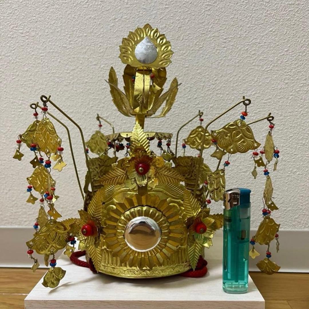 巫女　コスプレ　小道具　装束　天冠　冠　神具巫女舞　能面　日本舞踊　神楽　歌舞伎