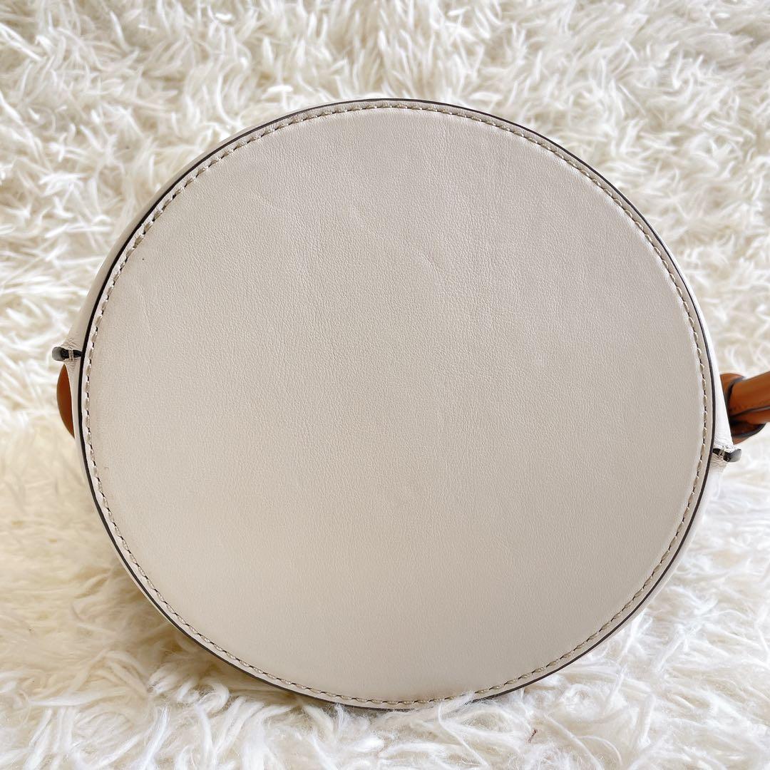 美品✨オルセット CORDAバケットバッグ ノット 牛革 巾着袋付き バイ