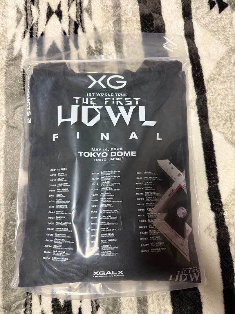XG ツアーTシャツ The First HOWL FINAL 東京ドーム - メルカリ
