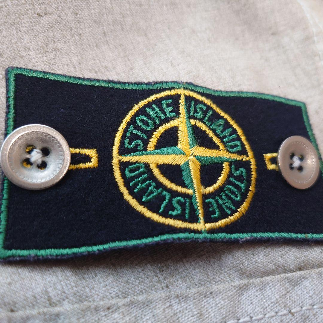 希少 80年代 stone island ビンテージ ワッペン グリーンエッジ - メルカリ