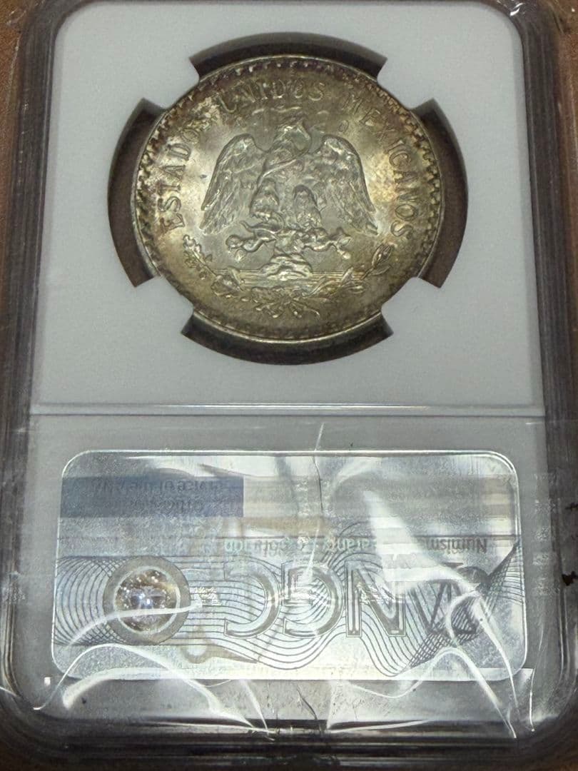 高鑑定 超レア1944年 メキシコ 1ペソ 銀貨 NGC MS 66 - メルカリ