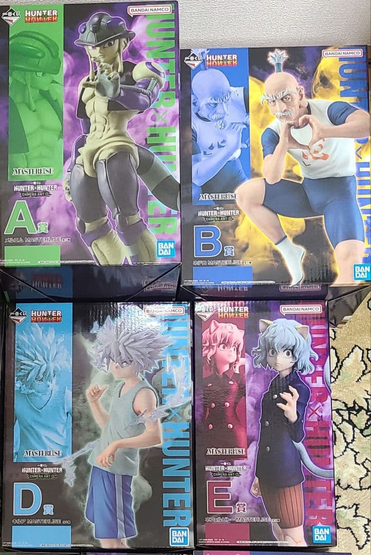 【未開封、即日発送】一番くじハンターハンターキメラアント② A賞B賞D賞E賞