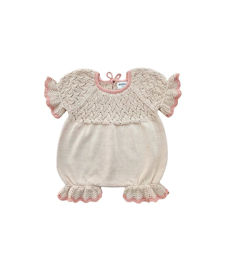 ロンパース・カバーオール MABLI AWENA ROMPER 2y OATMILK