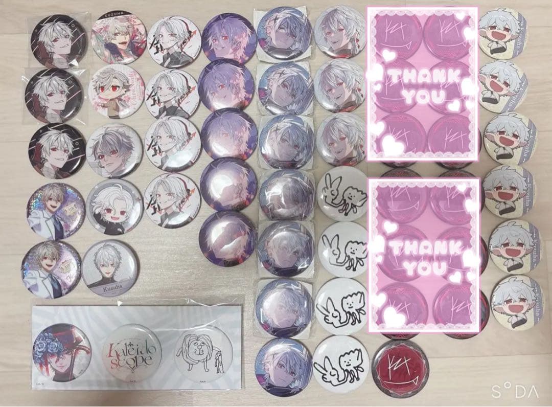 葛葉 グッズ 缶バッジ チェキ まとめ売り - メルカリ