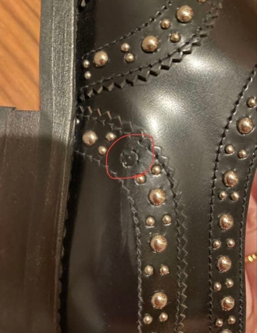 church's チャーチ スタッズ 37サイズ 靴袋付き - メルカリ