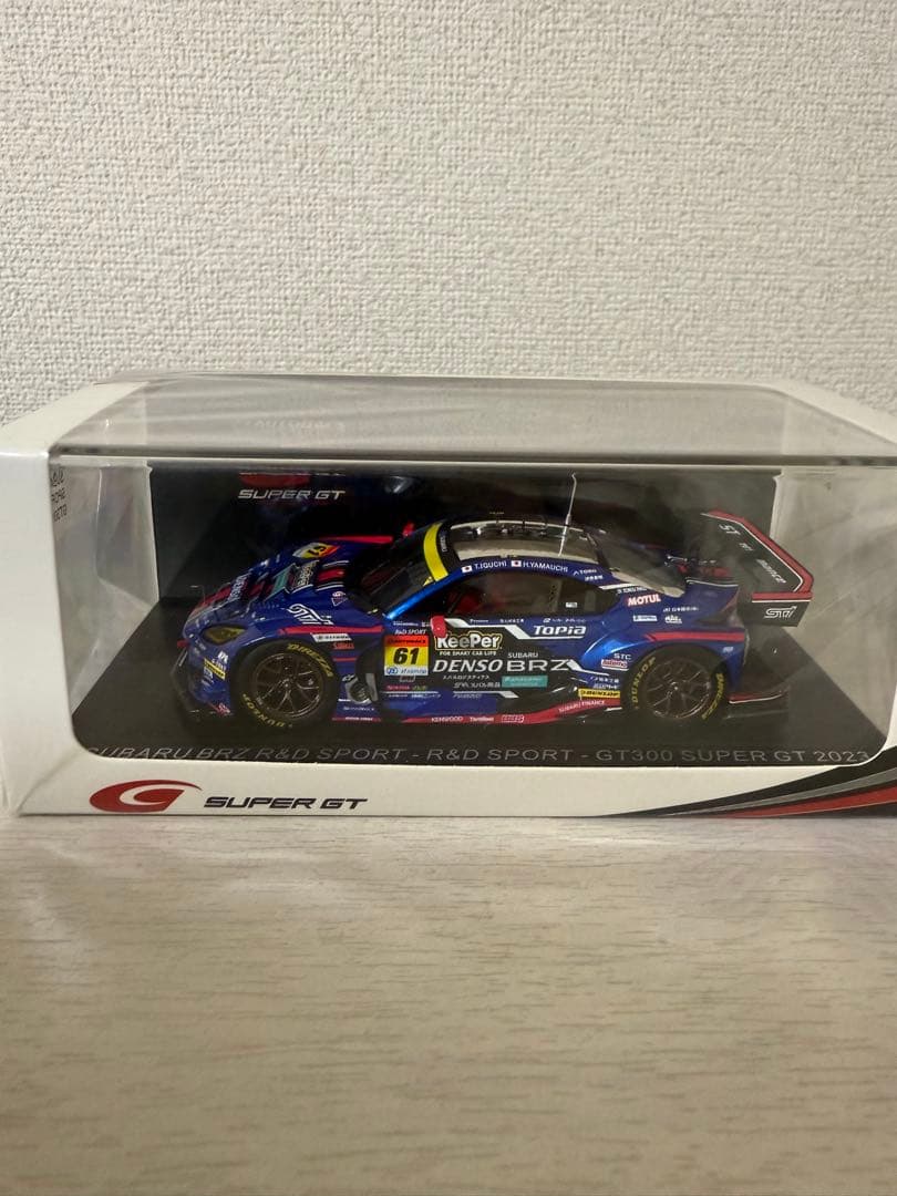 ミニカー SUBARU BRZ SUPER GT 2023 SPARK 1/43 スパーク 1/43 スバル BRZ R&D スポーツ 2023 スーパーGT GT300 #61