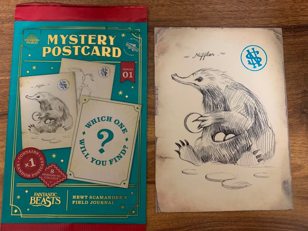 ファンタスティックビースト ミステリーポストカード 二フラー - メルカリ