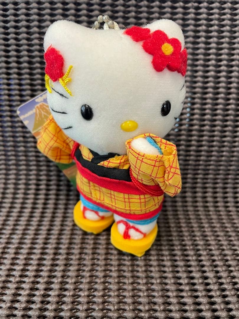 伊豆限定 ご当地 ハローキティ 伊豆の踊り子 ぬいぐるみ ご当地キティ ハローキティ伊豆の踊り子バージョン 根付けストラップ