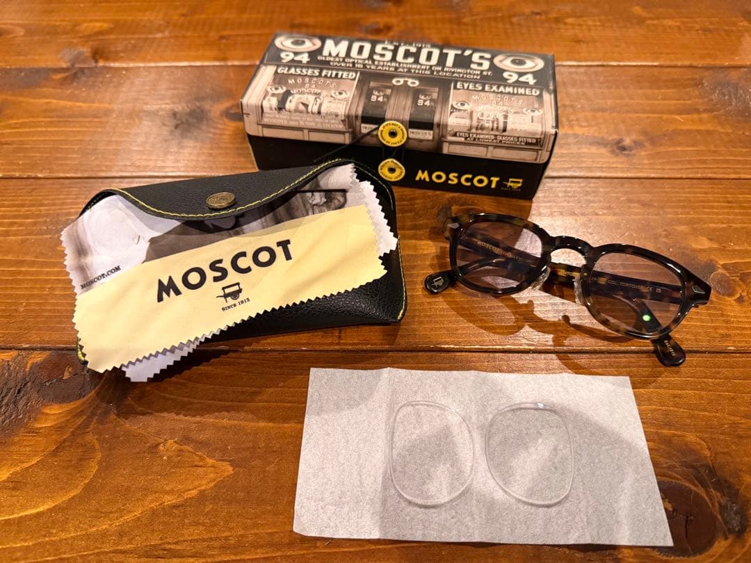 MOSCOT モスコット LEMTOSHクリアレンズ付き