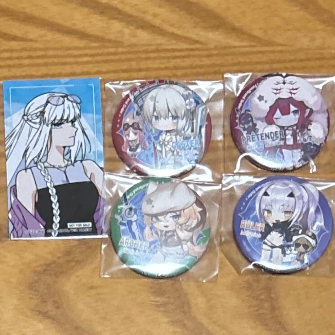 Fate FGO モルガン 缶バッジ バーヴァンシー メリュジーヌ バーゲスト