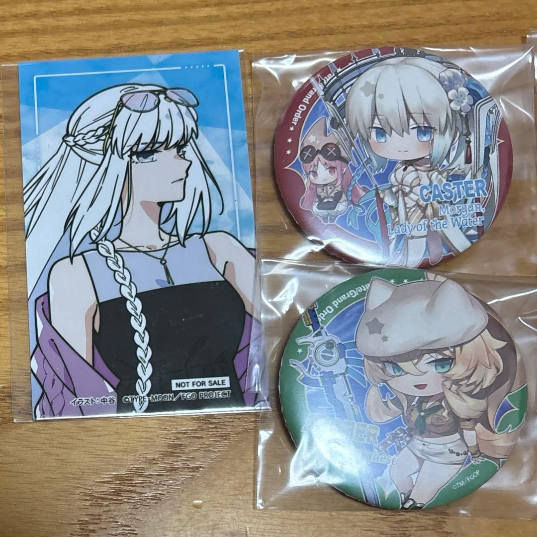 Fate FGO モルガン 缶バッジ バーヴァンシー メリュジーヌ バーゲスト