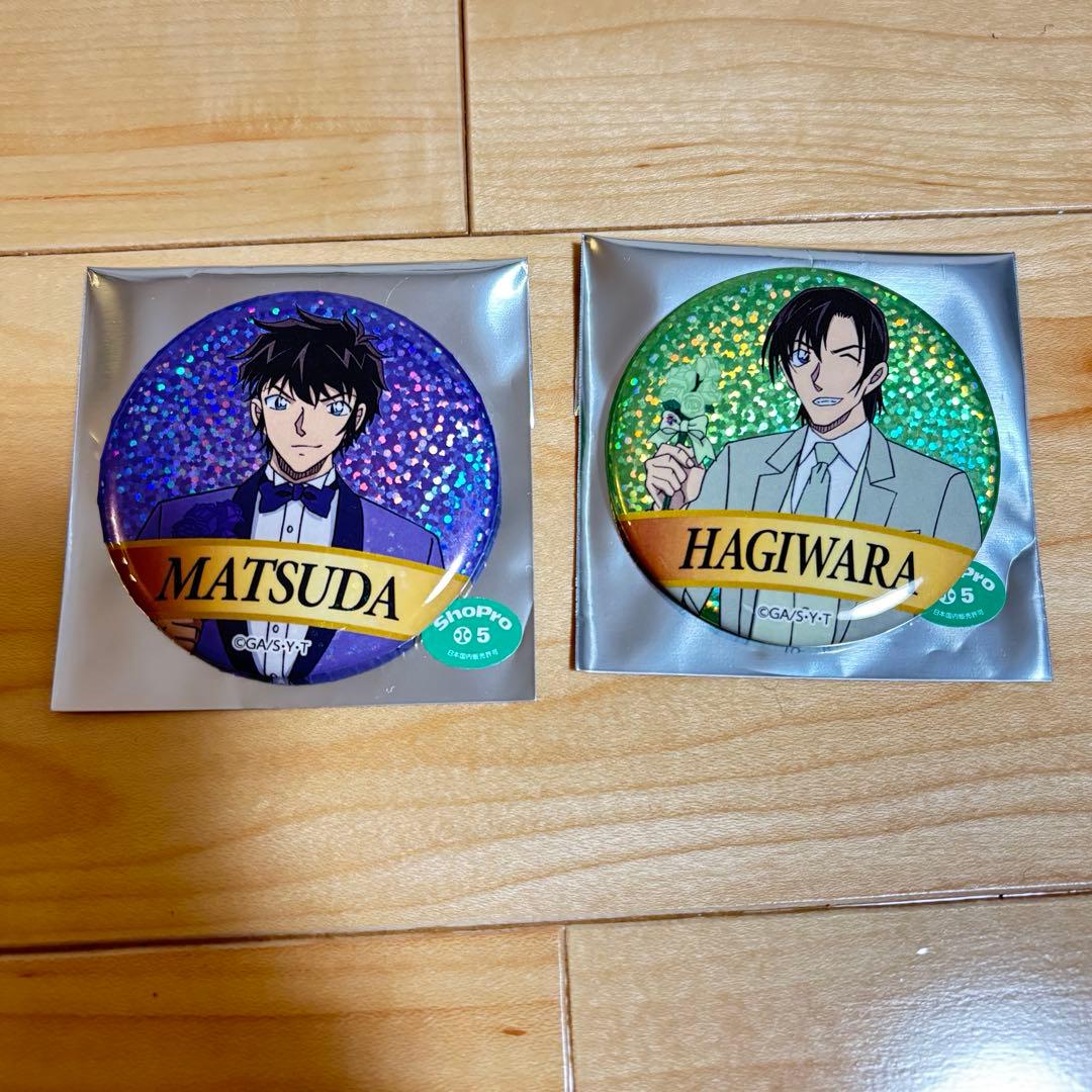 名探偵コナン展 アニコナ展 松田陣平 萩原研二 缶バッジ - メルカリ