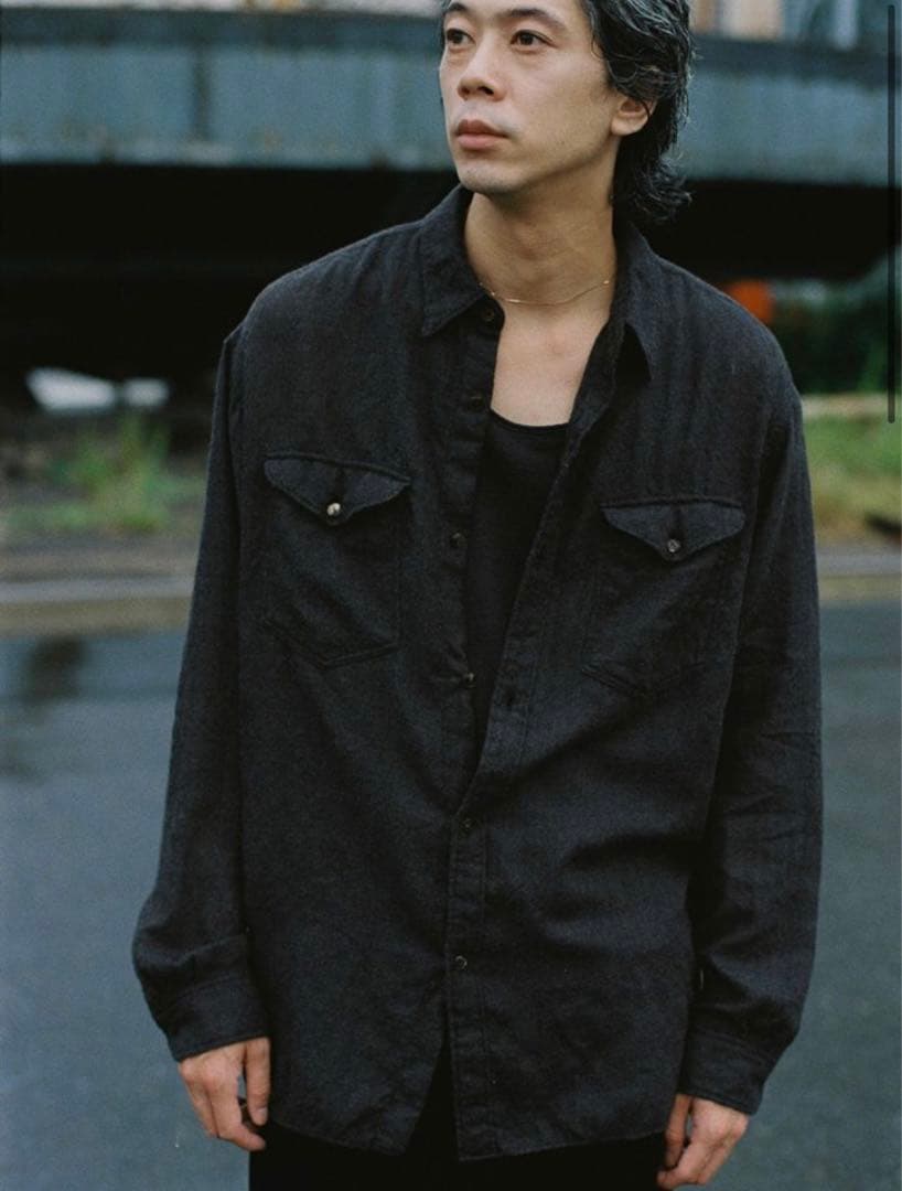 トップス LIDNM/WOOL CPO SHIRT