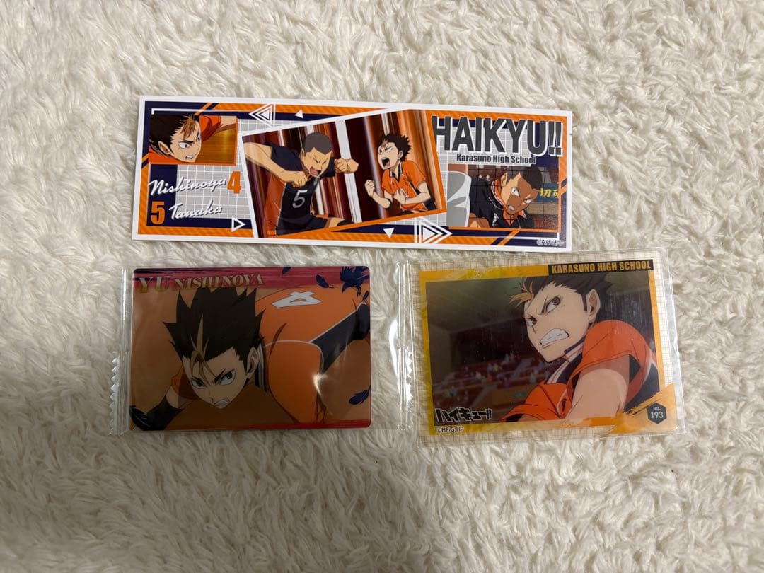 ハイキュー!! 烏野高校 西谷夕 田中龍之介 ブロマイド ロング