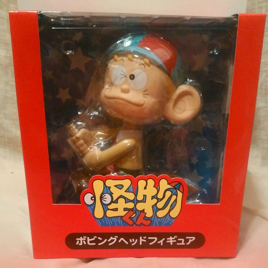 怪物くん　ソフビ　フィギュア　ボビングヘッド　魔法のホウキ