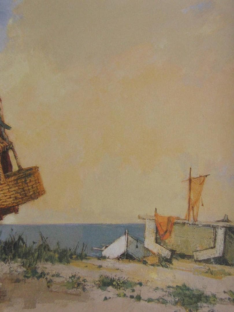 西健吉、【浜】、希少な額装用画集より、新品額装付、状態良好 - メルカリ