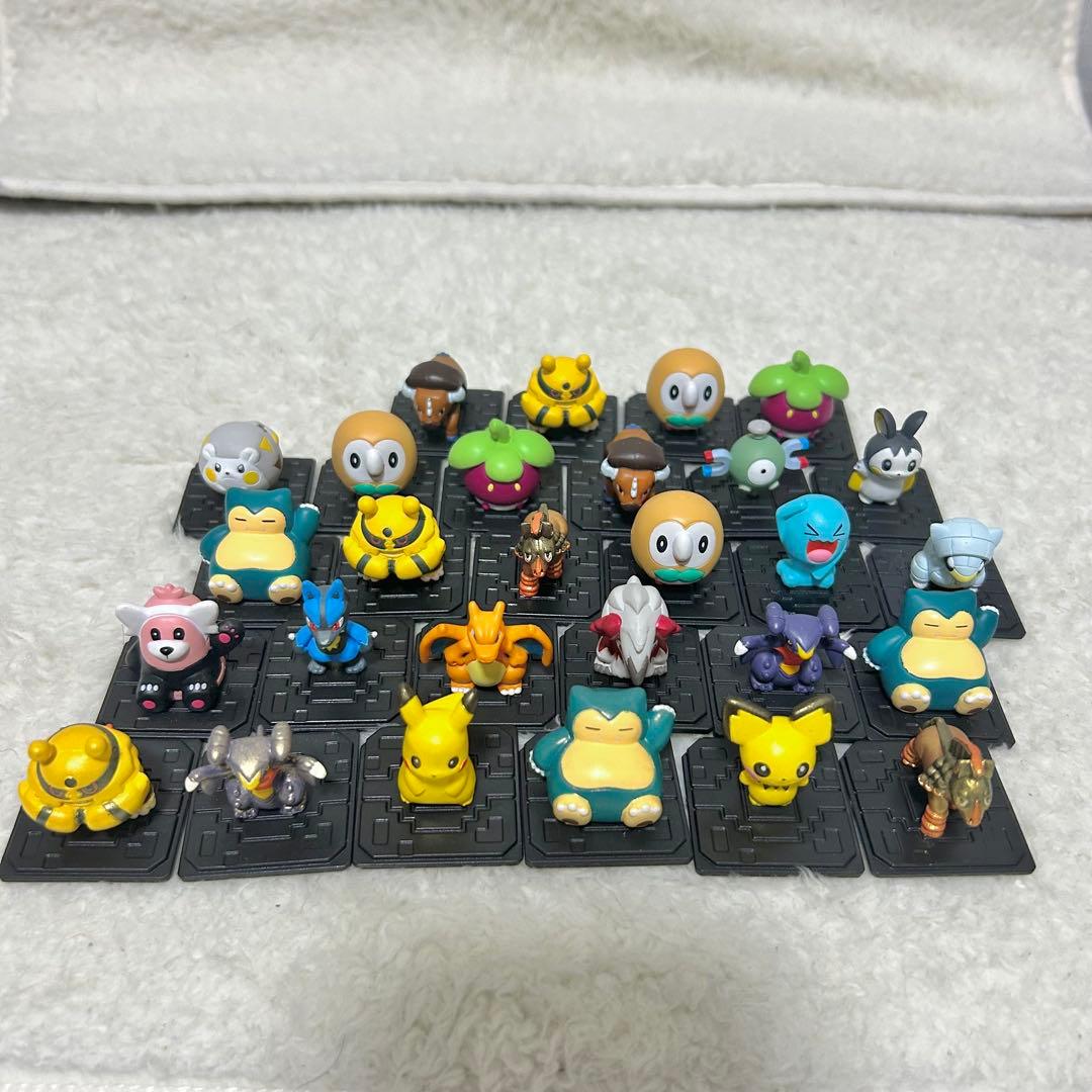 ポケモン モンコレGET 28体セット ピカチュウ カビゴン ガブリアス レア