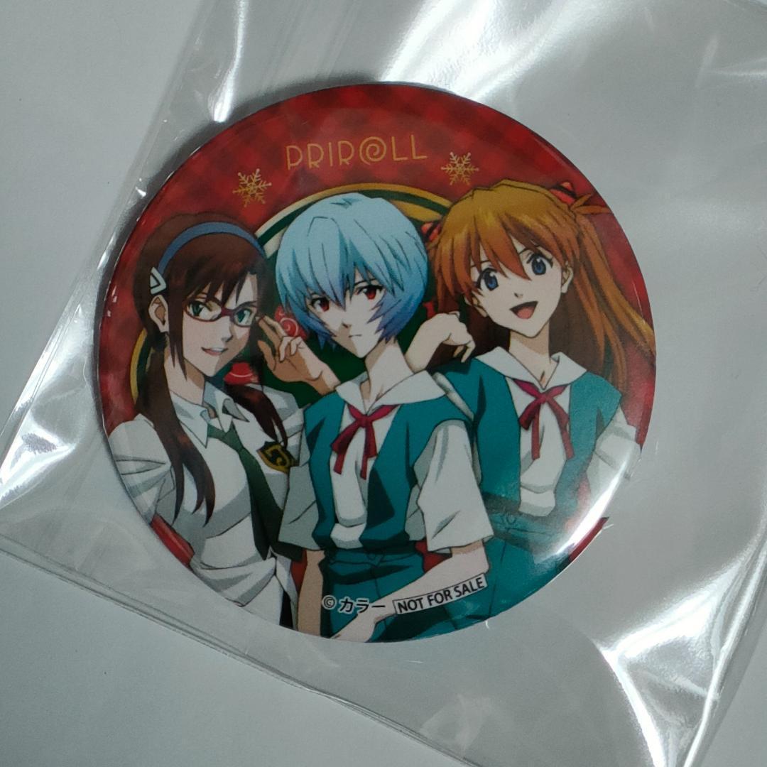 アスカ　レイ　マリ　缶バッジ　エヴァンゲリオン