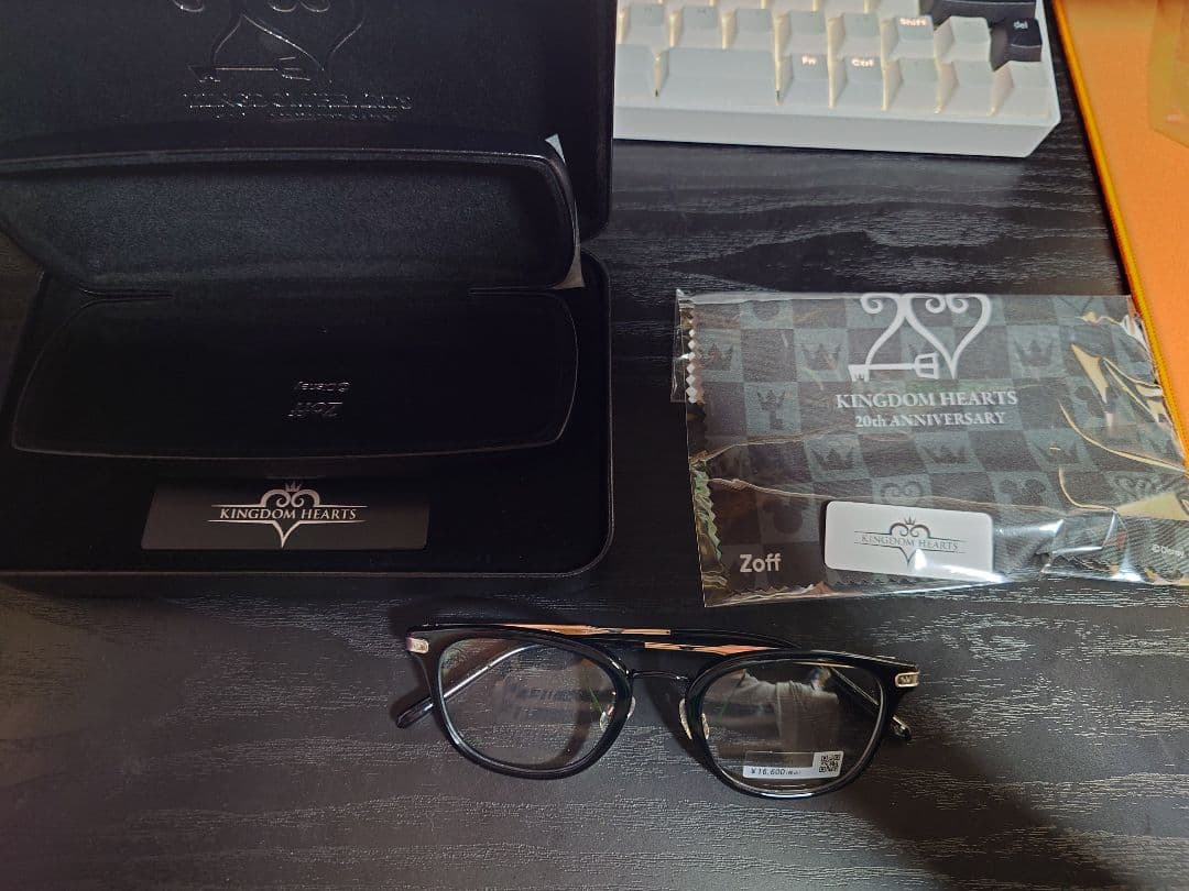 Zoff キングダムハーツ 20周年記念モデル　メガネ