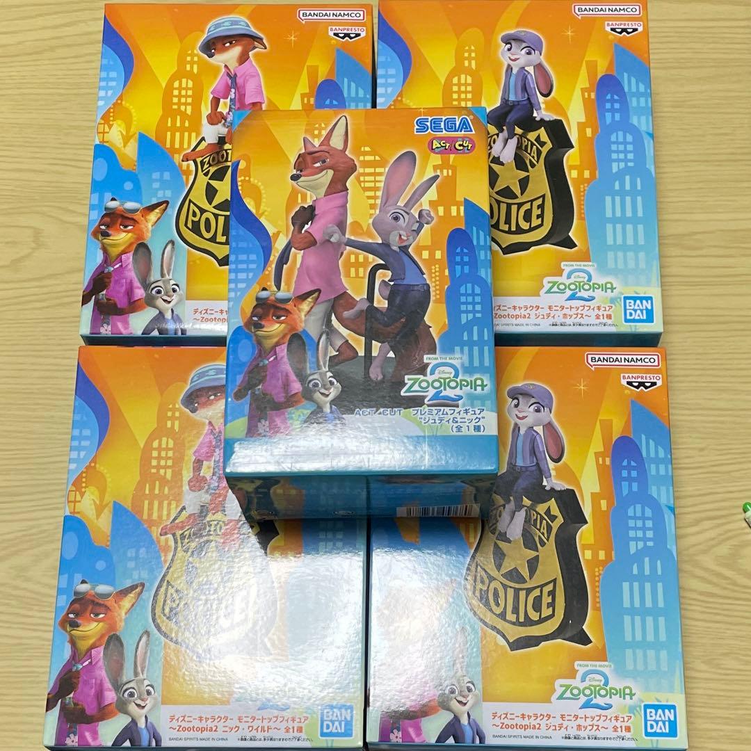 Zootopia ズートピア 2 モニタートップ フィギュア プレミアムフィギュ