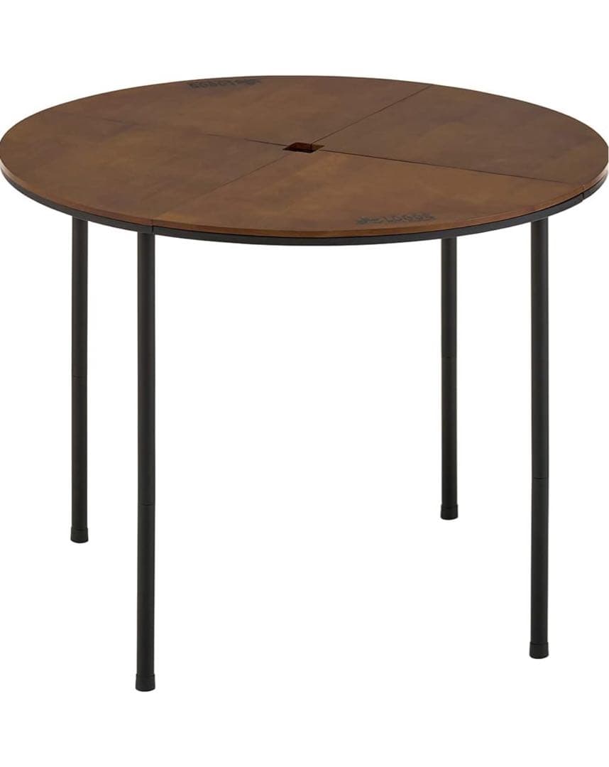 《在庫切れ品》ロゴス(LOGOS) アイアンウッドテーブル・ラウンド