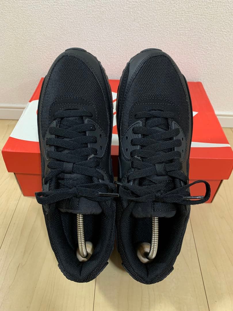 ナイキ　エアマックス90 トリプルブラック　26.5cn