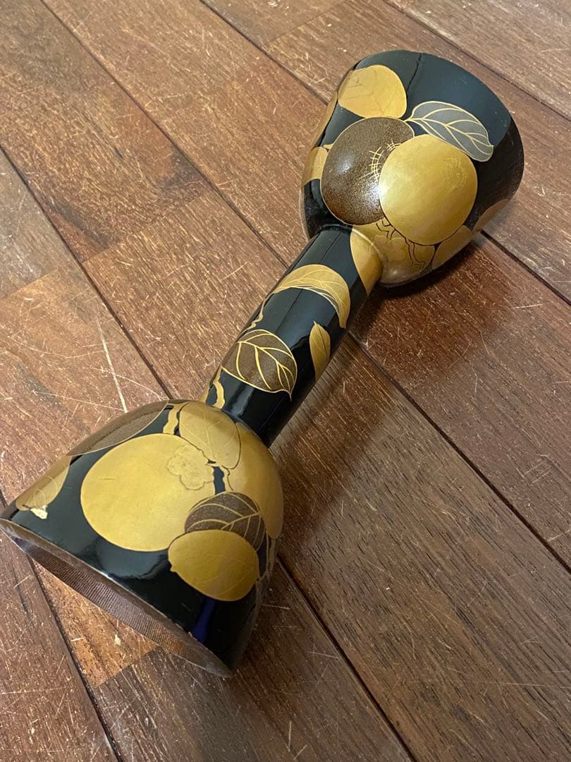 小鼓　鼓胴　蒔絵　和楽器