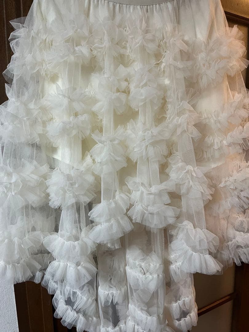 POMIII PARTGE】mermaid frill tulle skirt - メルカリ