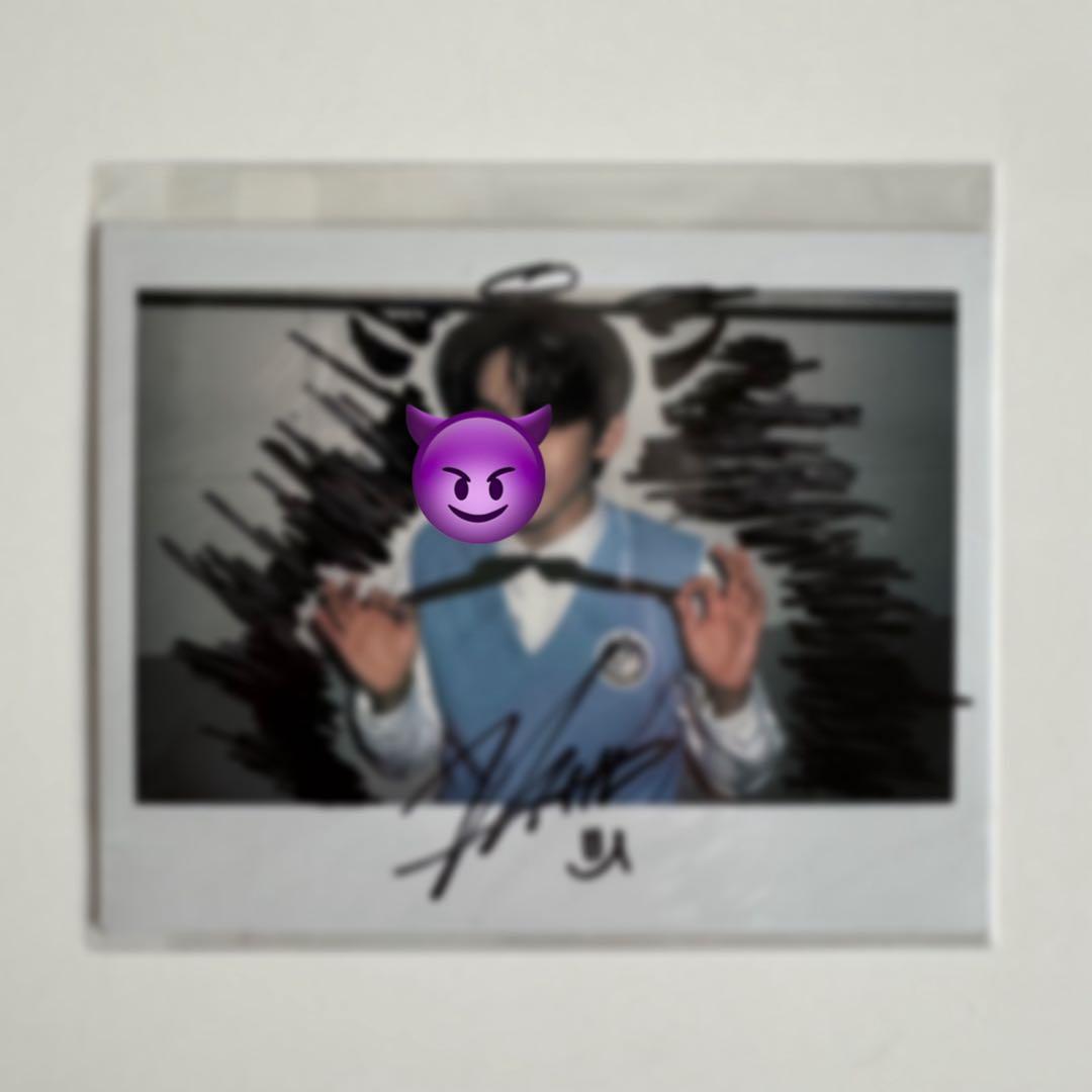 TREASURE トレジャー ヒョンソク サイン入りポラロイド TREASURE 対面サイン会 マニラ 直筆サイン 当選者限定 ヒョンソク