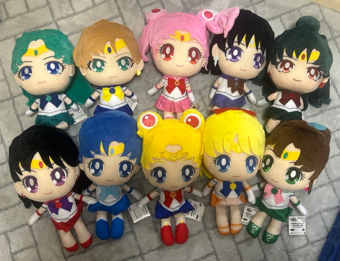 美少女戦士セーラームーン ぬいぐるみ 10点セット