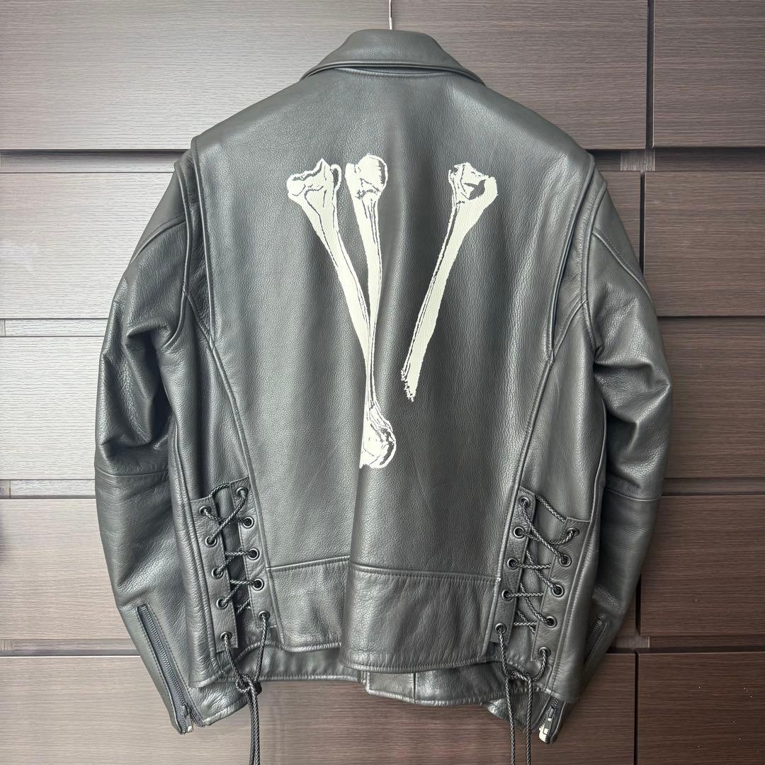 NEIGHBORHOOD x VLONE ライダースジャケット Lサイズ - メルカリ