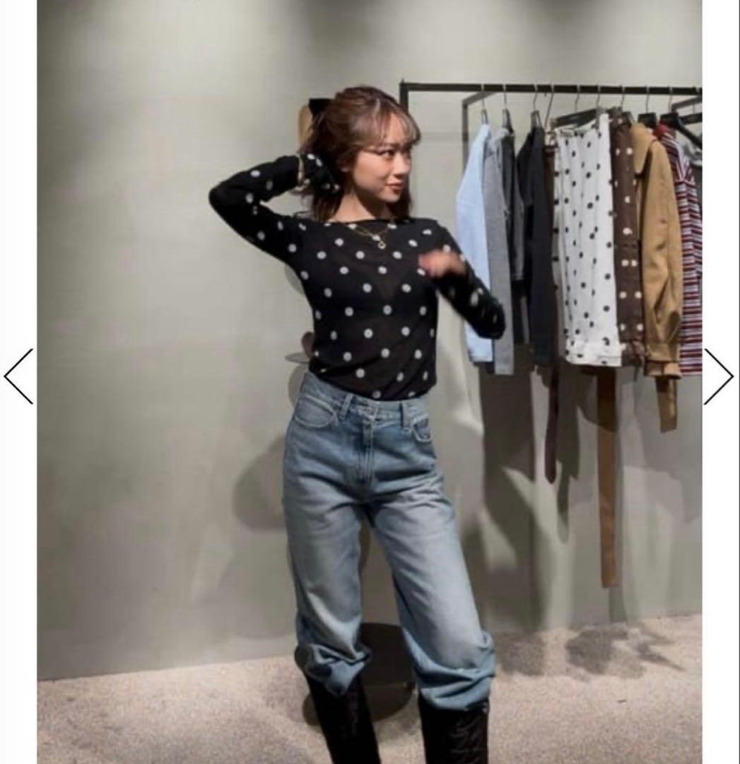 SLY スライ ミチ MICHIXSLY DOTS KNIT トップス - メルカリ