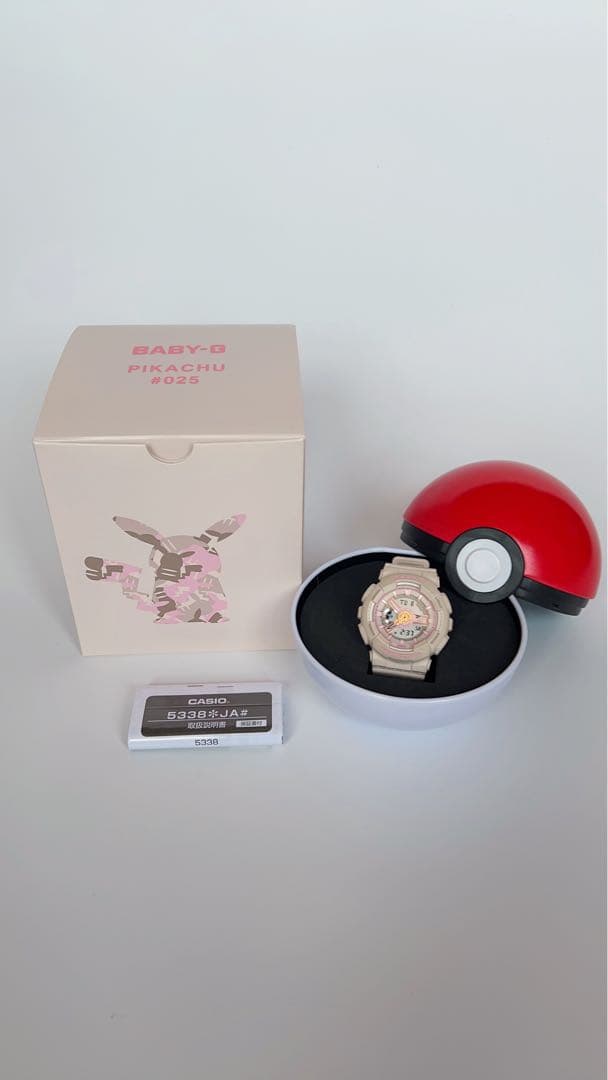 BABY-G ポケモンコラボ　BA110 Pikachu x Baby-G BA-110PKC-4A Collaboration for Pokémon 25th