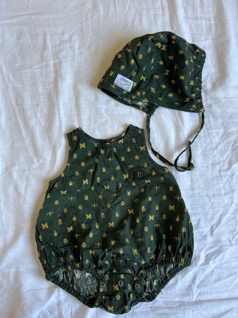 つ*ん様 house on the hill insectロンパース＋ボンネット
