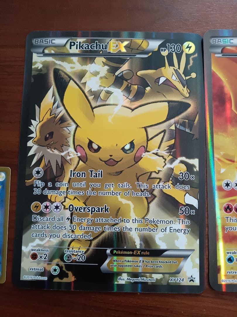 ジャンボカード ピカチュウex.リザードンex 英語版各1枚 - メルカリ