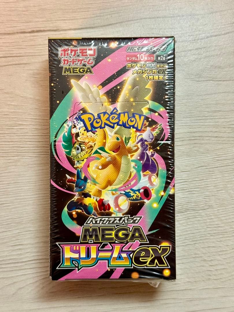 【シュリンク付】ポケモンカード MEGAドリームex 1 BOX 新品 未開封