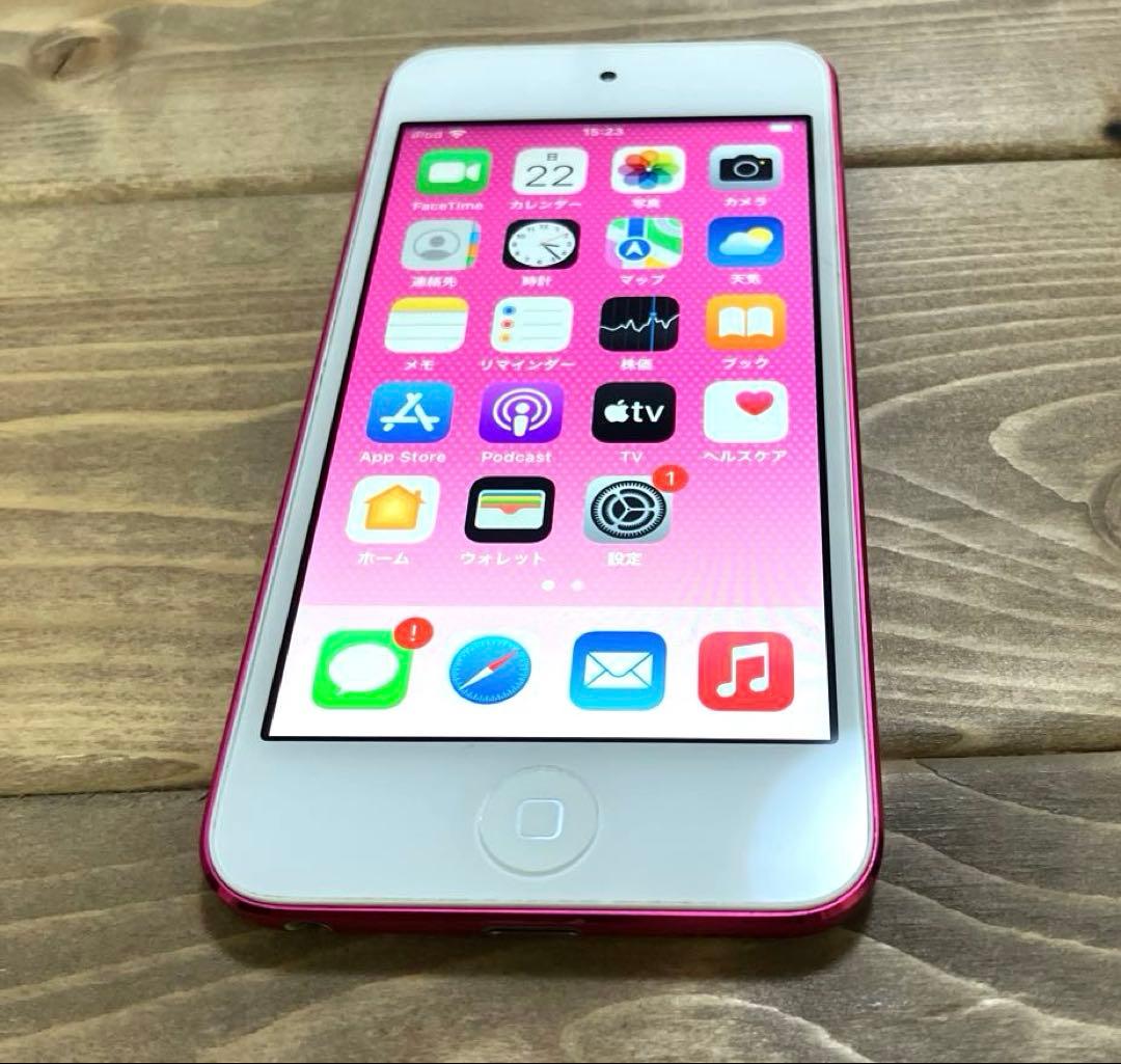 iPod touch 第7世代 ピンク32G バッテリー最大100% - メルカリ