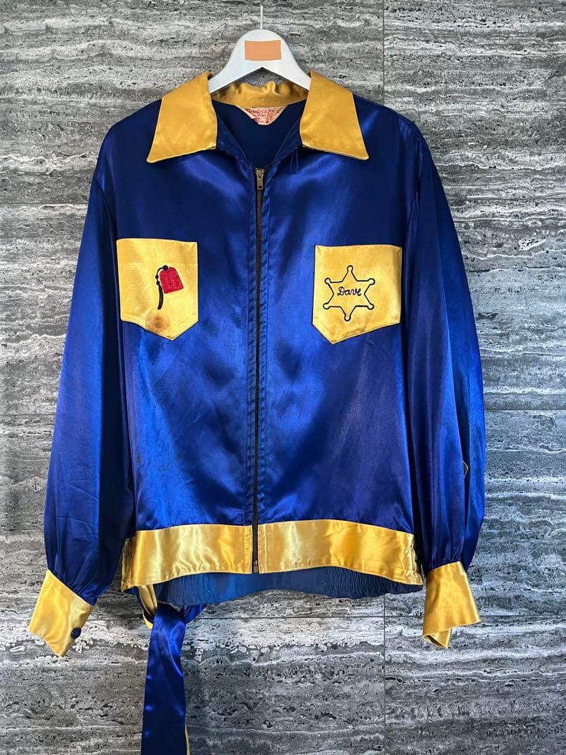 【値下げ歓迎】50s シュライナーサテンジャケット　フリーメイソン