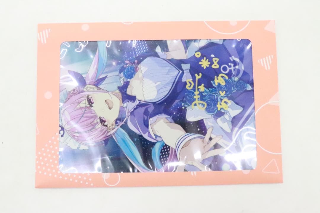 湊あくあ 直筆サイン入り ポストカード 32-MY0222-07M - メルカリ