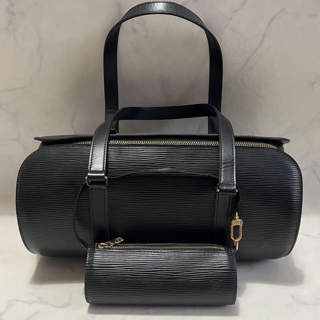 ルイヴィトン エピ スフロ ブラック 黒 ポーチ付き ヴィンテージ