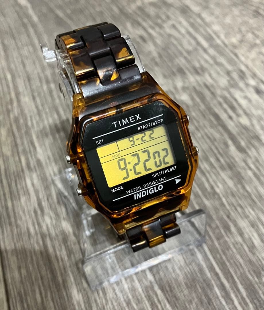 TIMEX BEAMS タイメックス ビームス べっ甲 腕時計 INDIGLO