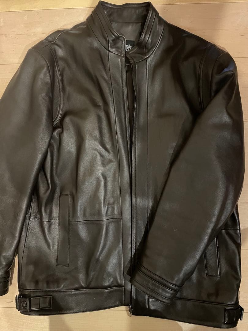 GIVENCHY 黒 レザーライダースジャケット Mサイズ