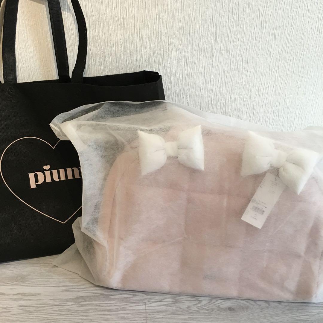 完全完売品♡pium♡ぴうむ♡ボリュームリボンキャリーオンボストン