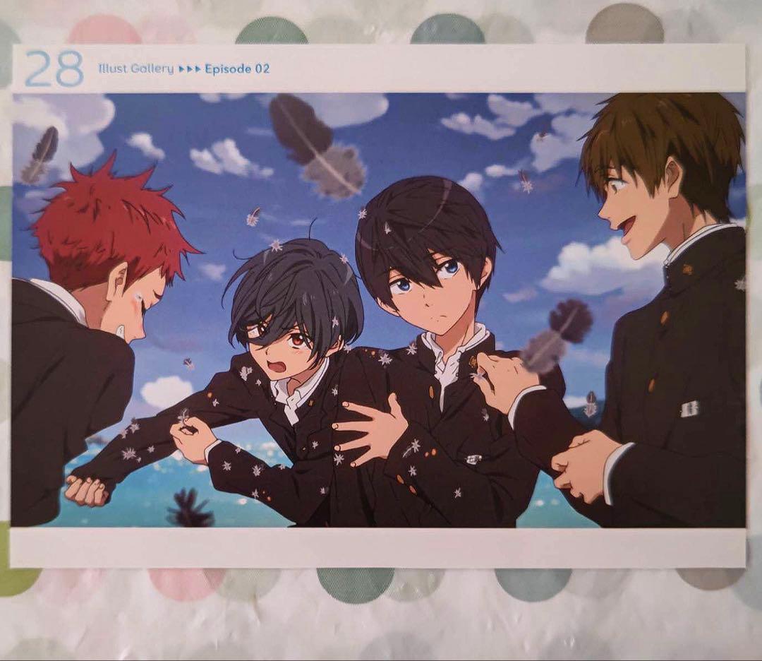 Free! ハイスピード! イラストギャラリーカード 28 遙 真琴 郁弥 旭