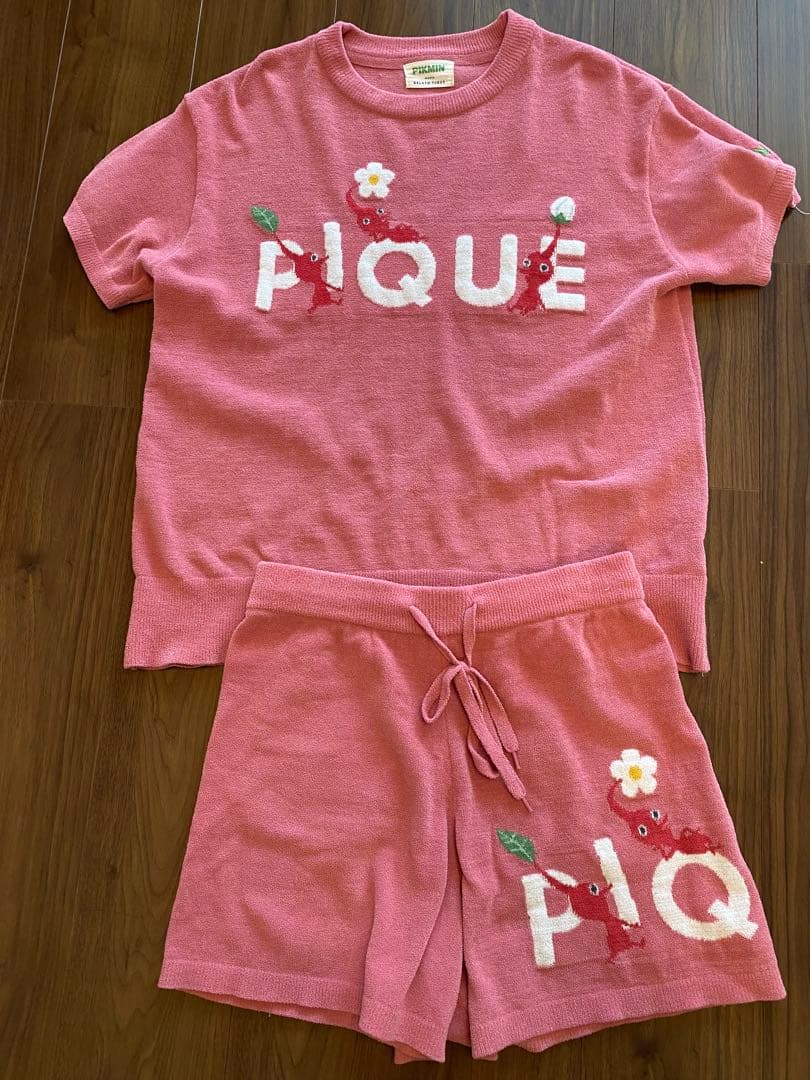 ジェラートピケ PIKMINピクミン 上下セット